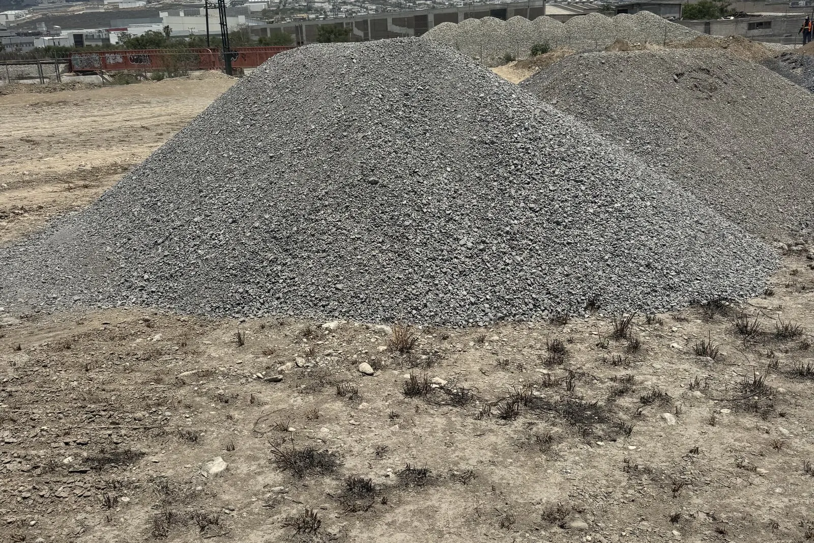 Vista de Gravas (¾″, 1½″ y otras)